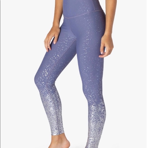 Beyond Yoga High Waisted Alloy Ombre Midi Leggings - Picture 3 of 14